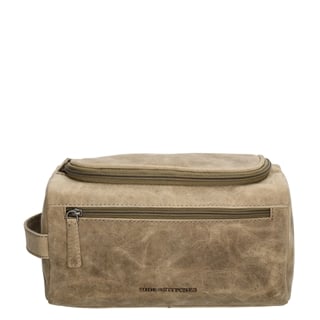 Hide & Stitches Idaho Urbane Kosmetiktasche dunkelsand