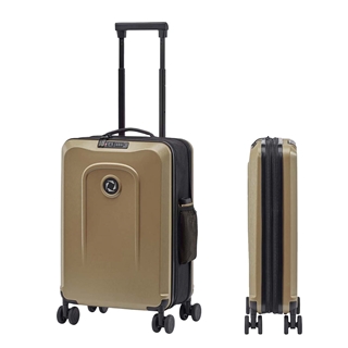 Senz Foldaway Carry On Trolley 55 champagne brown