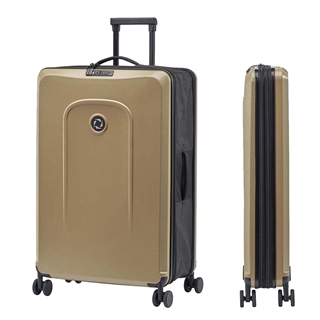 Senz Foldaway Check-In Trolley Large champagne brown