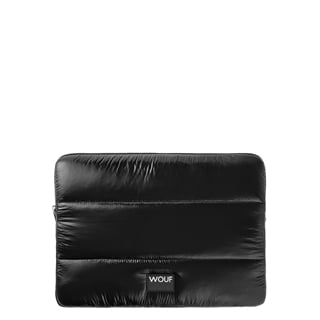 Wouf Black Glossy Laptop Sleeve 13-14" multi