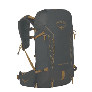 Osprey Talon Velocity 20 S/M dark charcoal/tumbleweed yellow