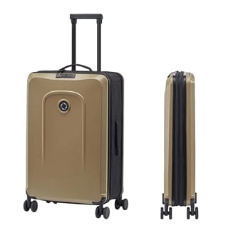 Senz Foldaway Check-In Trolley Medium champagne brown