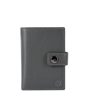 Valenta Card Wallet Leather MagSafe Luxe grey
