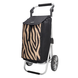 Beagles Alberic Shopping Trolley zebra brown
