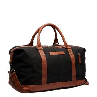 The Chesterfield Brand Miara Washed Canvas Travelbag black
