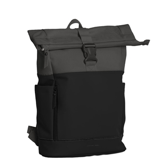 Daniel Ray Pittsburgh Water-Repellent Backpack black/grey