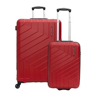Travelbags Oistr Brooks Two-Piece Set 75+55 red aanbieding