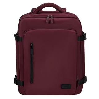 Lipault City Plume Travel Backpack bordeaux