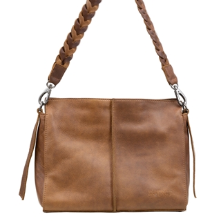 DSTRCT Preston Park Pouch Shoulder Bag cognac