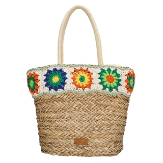 PE Florence Natural Life Straw Basket multi