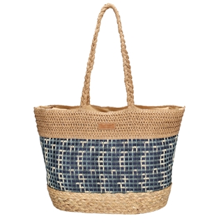 PE Florence Natural life Beachbag navy creme