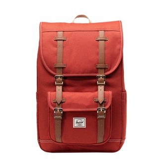 Herschel Supply Co. Little America Mid Backpack red ochre/white stitch