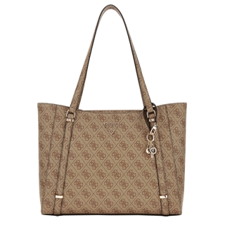 Guess Eco Erica Elite Tote latte logo