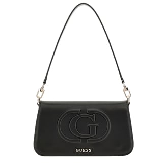 Guess Eco Mietta Flap Shoulder Bag black