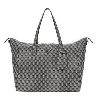 Guess G Wave Carryon Large Tote black logo