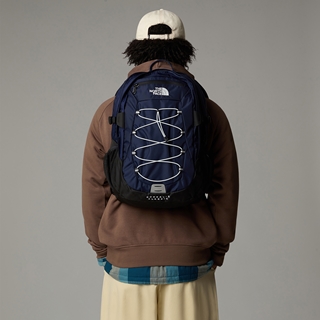 North face backpack navy blue sale