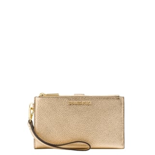 Michael Kors Jet Set Dblzp Wristlet pale gold