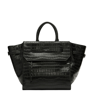 Liebeskind Lora Croco Satchel L black