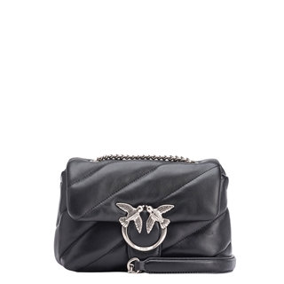 Pinko Love Puff Mini Cl black-old silver