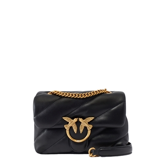 Pinko Love Puff Mini Cl black-antique gold