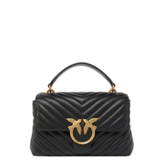 Pinko Love Lady Puff Mini Cl black-antique gold