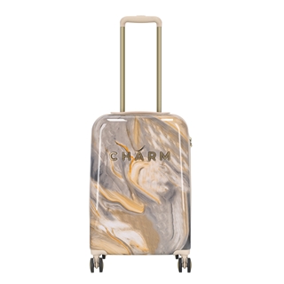 Charm London Marble Cabin Trolley light grey