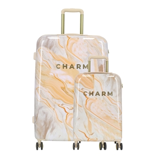 Charm London Marble Trolley Set creme