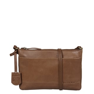 Burkely Natural Norah Crossbody zip cognac