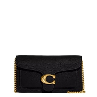 Coach Tabby Chain Clutch black