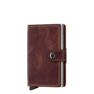 Secrid Miniwallet Portemonnee brown Vintage leather