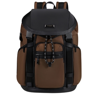 Samsonite Relyon Backpack M 15.6" + Flap brown