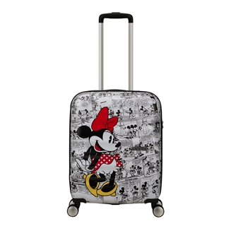 American Tourister Wavebreaker Disney Spinner 55/20 TSA minnie comics white