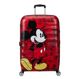 American Tourister Wavebreaker Disney Spinner 77/28 TSA mickey comics red