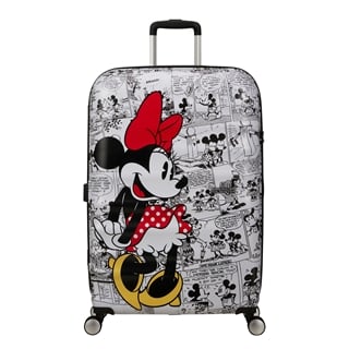 American Tourister Wavebreaker Disney Spinner 77/28 TSA minnie comics white