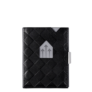 Exentri Leather Wallet RFID black chess