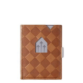 Exentri Leather Wallet RFID sand chess