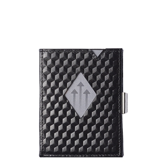 Exentri Leather Leather Wallet black cube