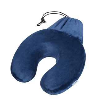 Samsonite Accessoires Memory Foam Pillow + Pouch midnight blue