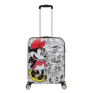 Travelbags American Tourister Wavebreaker Disney Spinner 55 minnie comics white aanbieding