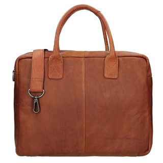 The Chesterfield Brand Special Casual Briefcase 15.6" cognac