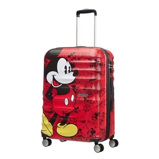 American Tourister Wavebreaker Disney Spinner 67 mickey comics red
