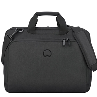 Delsey Esplanade Two Compartments Laptop Bag 15.6'' deep black