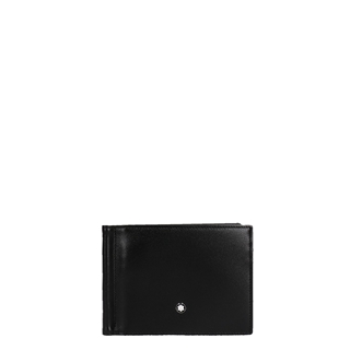 Montblanc Meisterstuck Wallet 6cc with money clip black