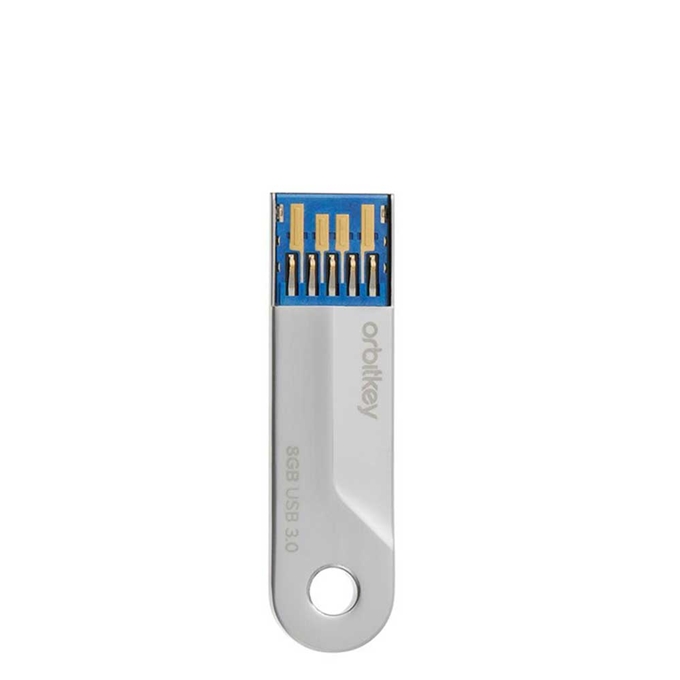 Orbitkey Accessories 3.0 USB-3 8GB stainless steel - 1