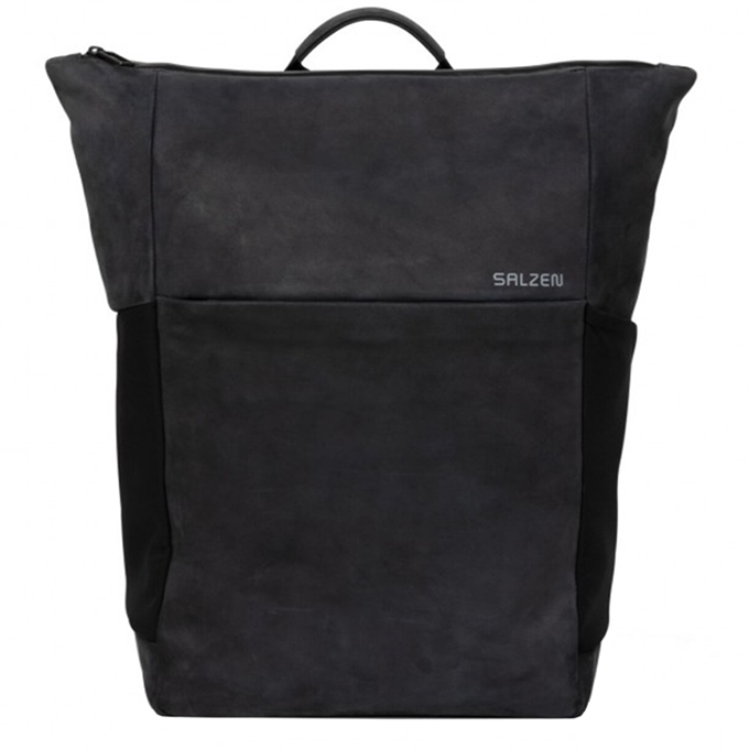 Salzen Vertiplorer Plain Backpack Leather black / charcoal - 1
