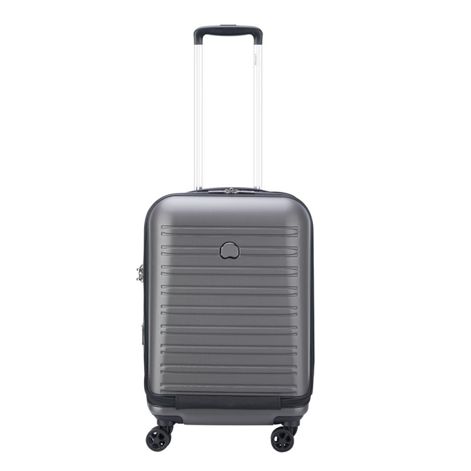 Delsey Segur 2.0 4 Wheel Expandable Business Cabin Trolley 55 grey - 1