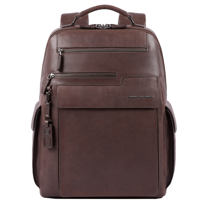 Piquadro Vostok Computer Backpack with iPad 11' / iPad 9.7 compartment dark brown - 1