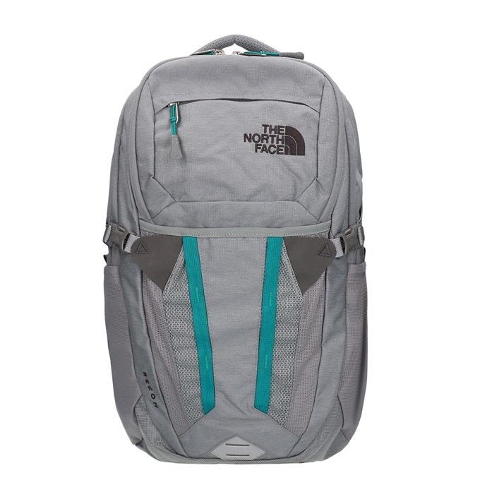 The North Face Recon Backpack Mid Grey Dark Heather Fanfare Green Travelbags Nl