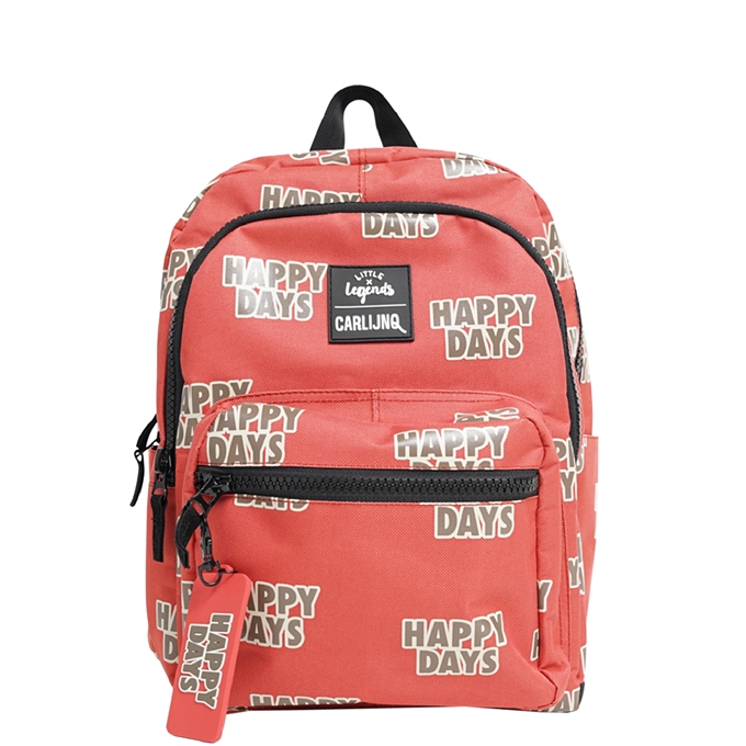 Little Legends x CarlijnQ Happy Days Backpack roestbruin/rood - 1