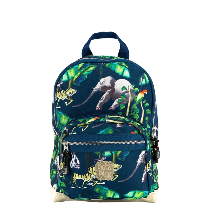 Pick & Pack Happy Jungle Backpack S navy - 1